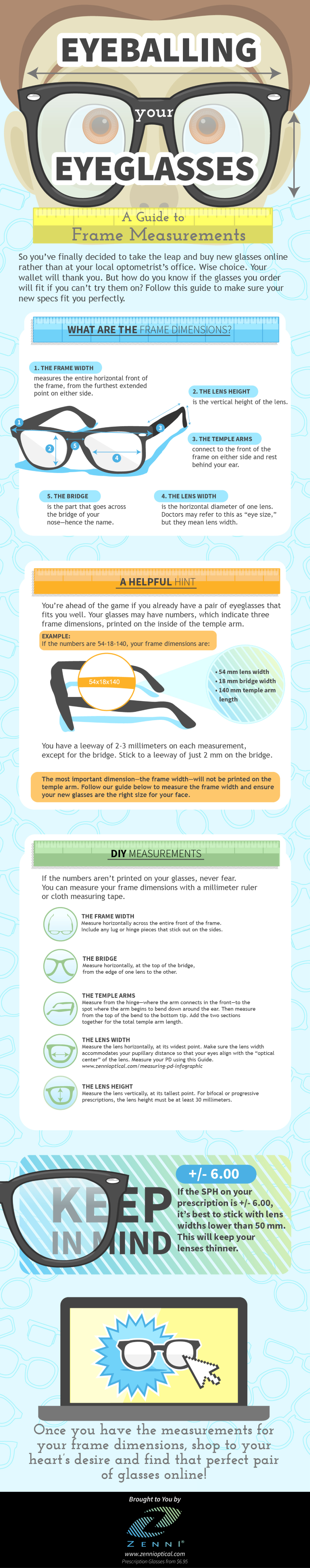 What Are The Best Eyeglasses For Your Face Shape? - Infographic