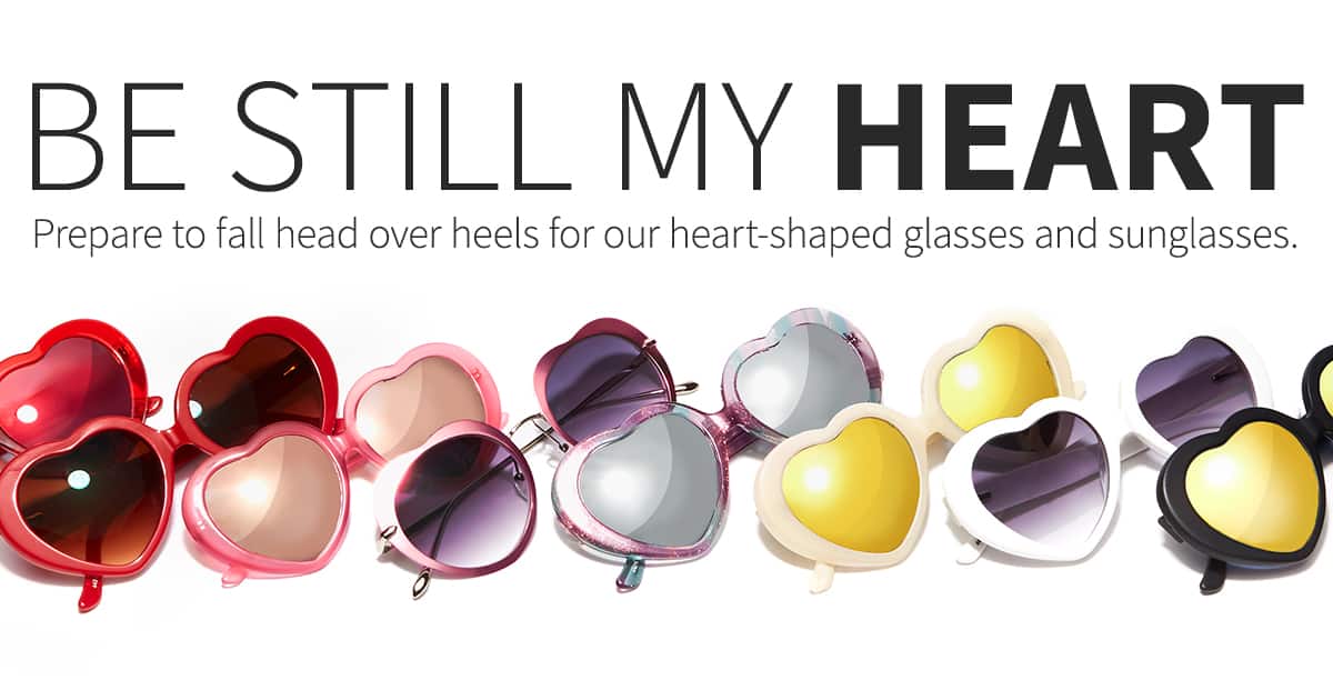 Heart-Shaped Glasses Heart-Shaped Prescription Glasses ...