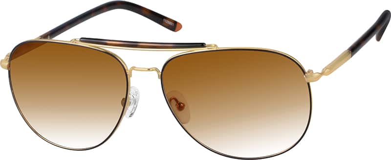 Gold Premium Aviator Sunglasses #11259 Zenni Optical ...