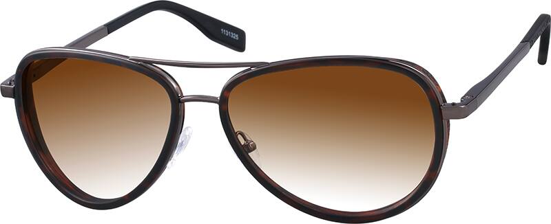 Tortoiseshell Premium Aviator Sunglasses #11313 Zenni ...