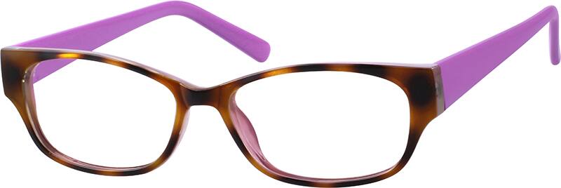 Tortoiseshell Plastic Full-Rim Frame 120425 Women Full Rim Acetate/Plastic Eyeglasses #120425