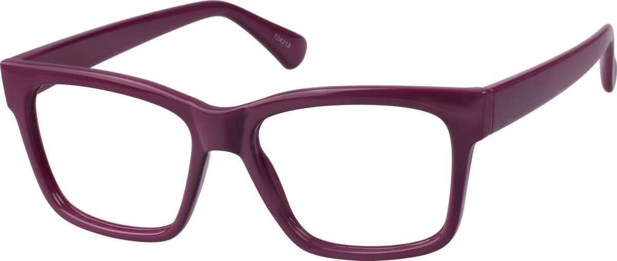 Purple Womens Plum Square Eyeglasses 1242 Zenni Optical Eyeglasses 