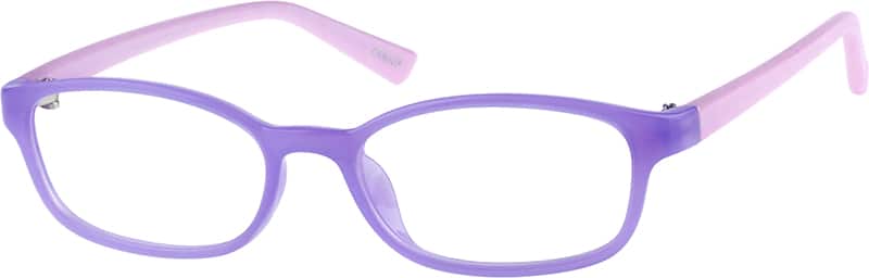 Purple Girls Rectangle Eyeglasses #1287 Zenni Optical ...