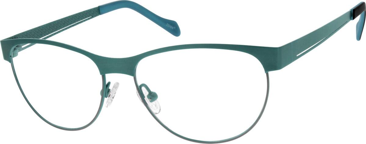 Blue Pure Titanium Full-Rim Frame 132116 Women Full Rim Titanium Eyeglasses #132116