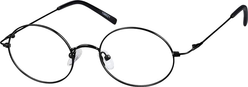 Black Metal Alloy Full-Rim Frame #1560 Zenni Optical ...