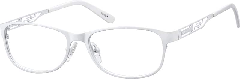 White Oval Eyeglasses 1611 Zenni Optical Eyeglasses 7375