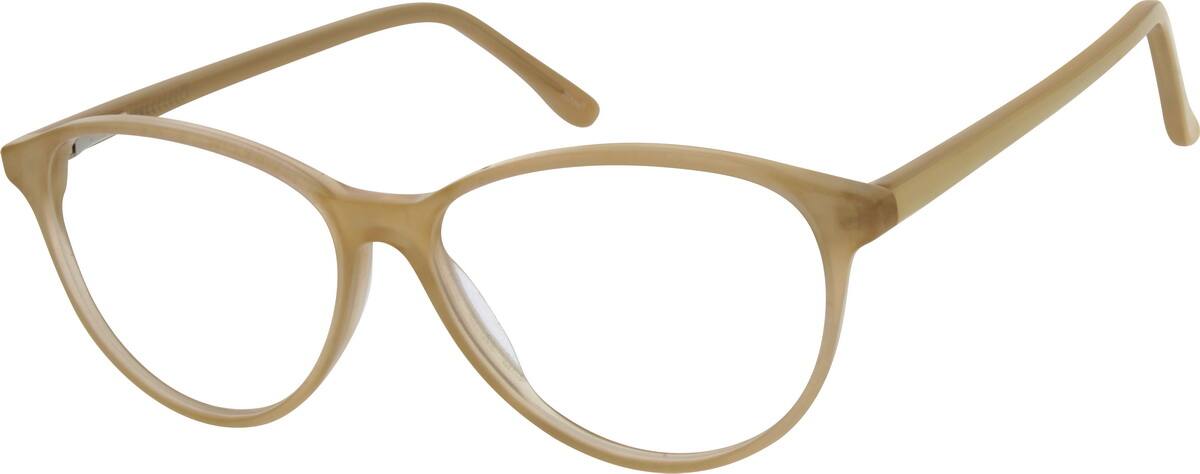 Cream Acetate Full-Rim Frame with Spring Hinges 183522 Women Full Rim Acetate/Plastic Eyeglasses #183522