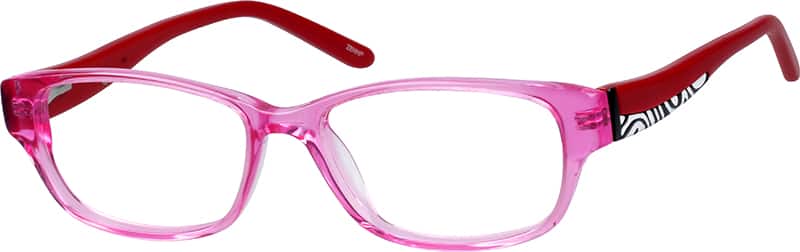 Pink Acetate Full-Rim Frame with Spring Hinges 185417 Women Full Rim Acetate/Plastic Eyeglasses #185417