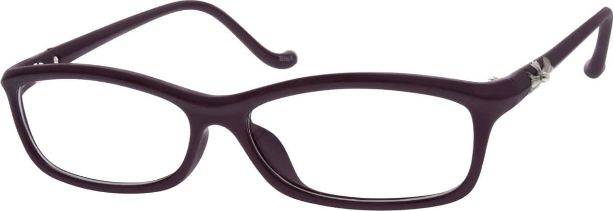 Purple Flexible Plastic Full-Rim Frame 201317 Women Full Rim Acetate/Plastic Eyeglasses #201317