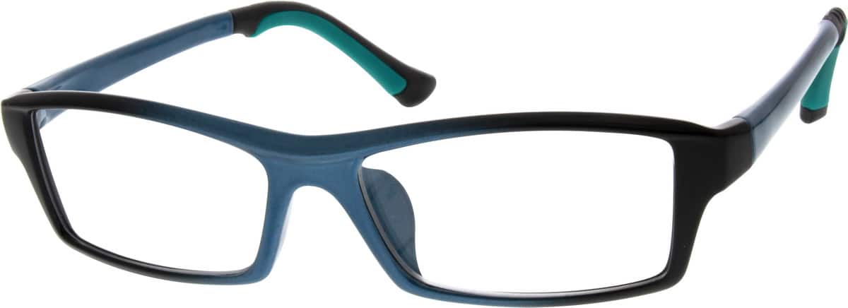 Blue Plastic Full-Rim Frame 202116 Men Full Rim Acetate/Plastic Eyeglasses #202116