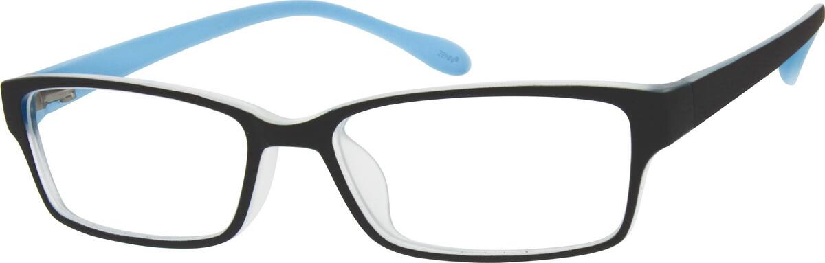 Black Flexible Plastic Full-Rim Frame #2027 Zenni ...
