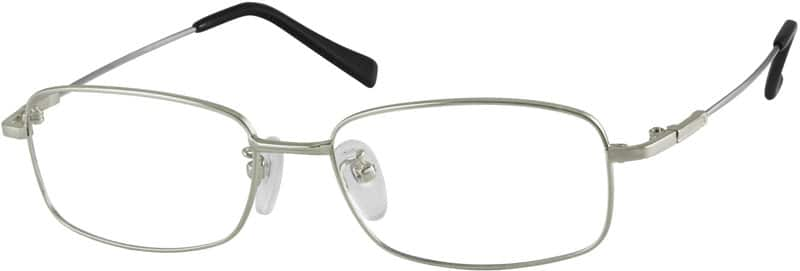 Gray Bendable Memory Titanium Full Rim Frame 2100 Zenni Optical Eyeglasses 8898