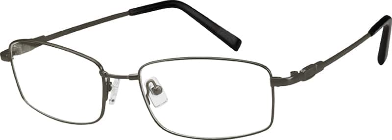 Gray Bendable (Memory) Titanium Full-Rim Frame 211112 Men Full Rim Memory Titanium Eyeglasses #211112