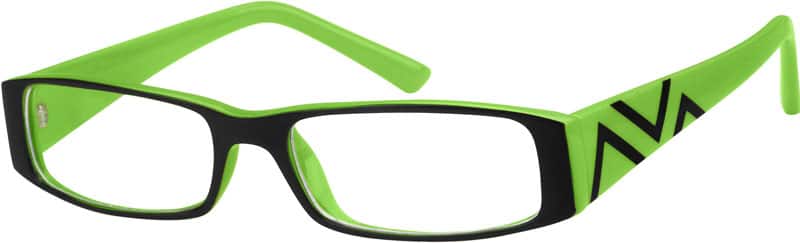 Green Plastic Full-Rim Frame 223824 Women Full Rim Acetate/Plastic Eyeglasses #223824