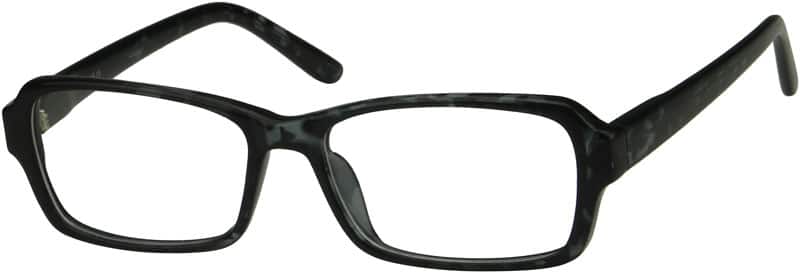 Black Plastic Full-Rim Frame 224831 Men Full Rim Acetate/Plastic Eyeglasses #224831