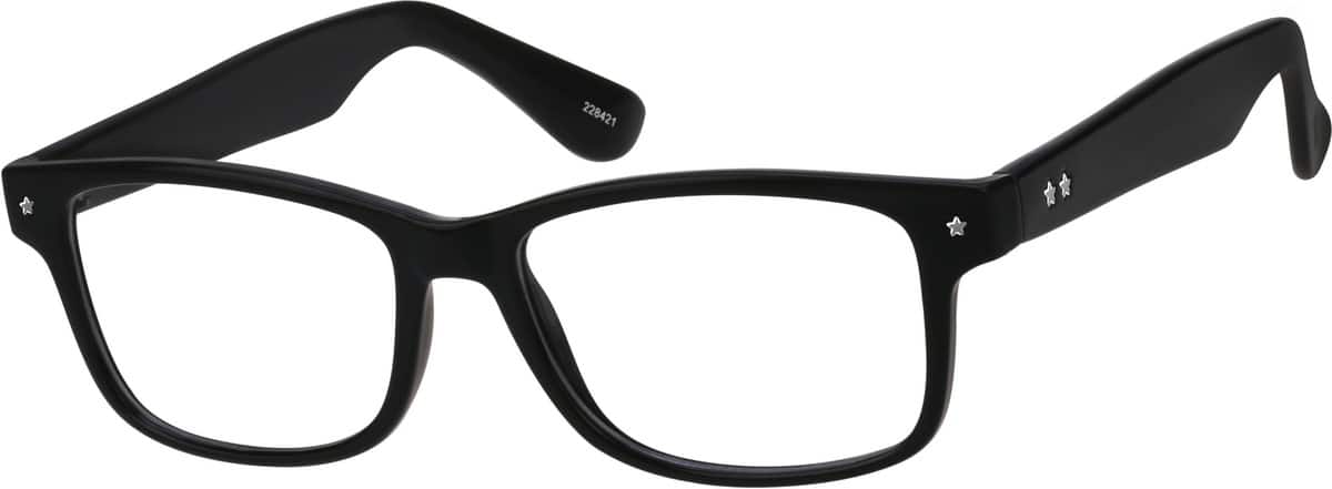 Black Classic Square Eyeglasses 2284 Zenni Optical Eyeglasses