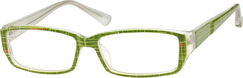 Green Plastic Full Rim Frame 2313 Zenni Optical Eyeglasses