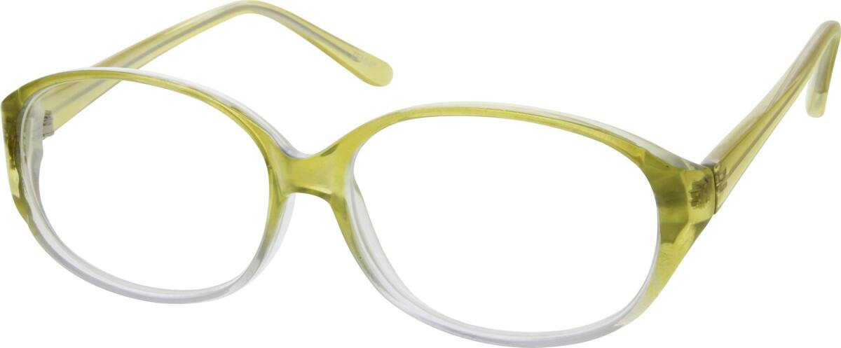 Yellow Plastic Full-Rim Frame 237942 Women Full Rim Acetate/Plastic Eyeglasses #237942
