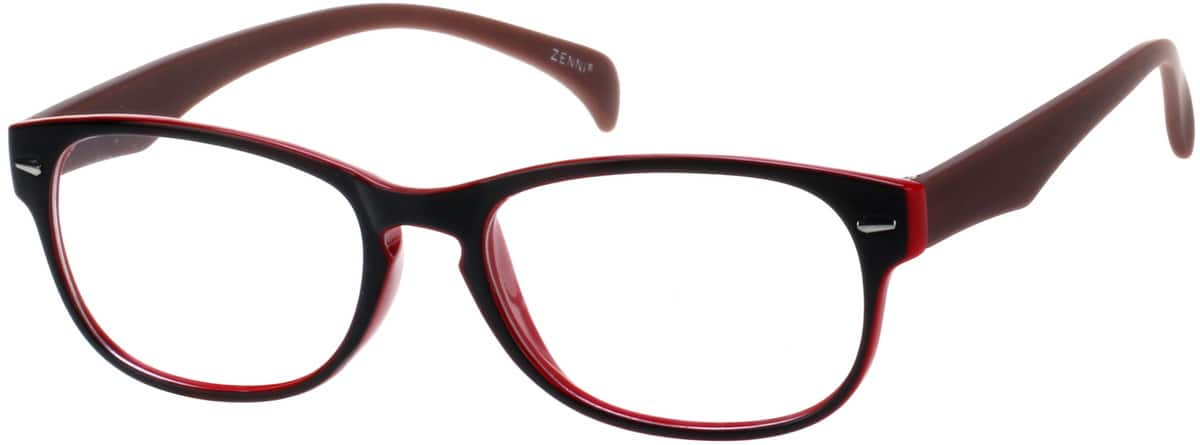 Black Plastic Full Rim Frame 2414 Zenni Optical Eyeglasses