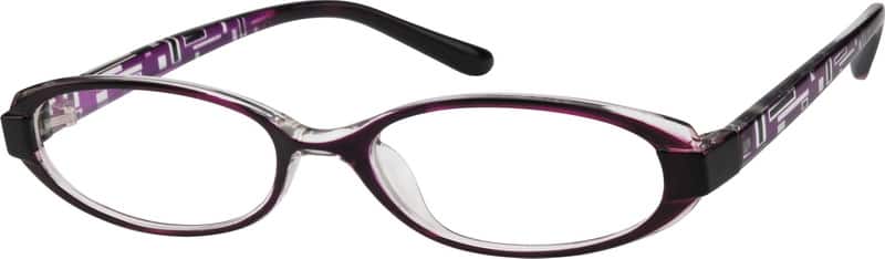 Purple Stylish Plastic Full-Rim Frame #2558 Zenni ...