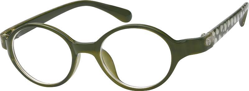 Green Plastic Full Rim Frame 2699 Zenni Optical Eyeglasses