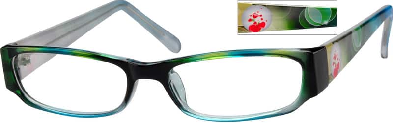 Multicolor Plastic Full-Rim Frame 280834 Women Full Rim Acetate/Plastic Eyeglasses #280834