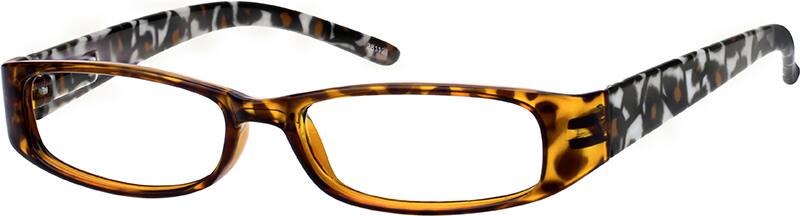 Tortoiseshell Women’s Animal-Print Rectangular Eyeglasses #2811 | Zenni ...