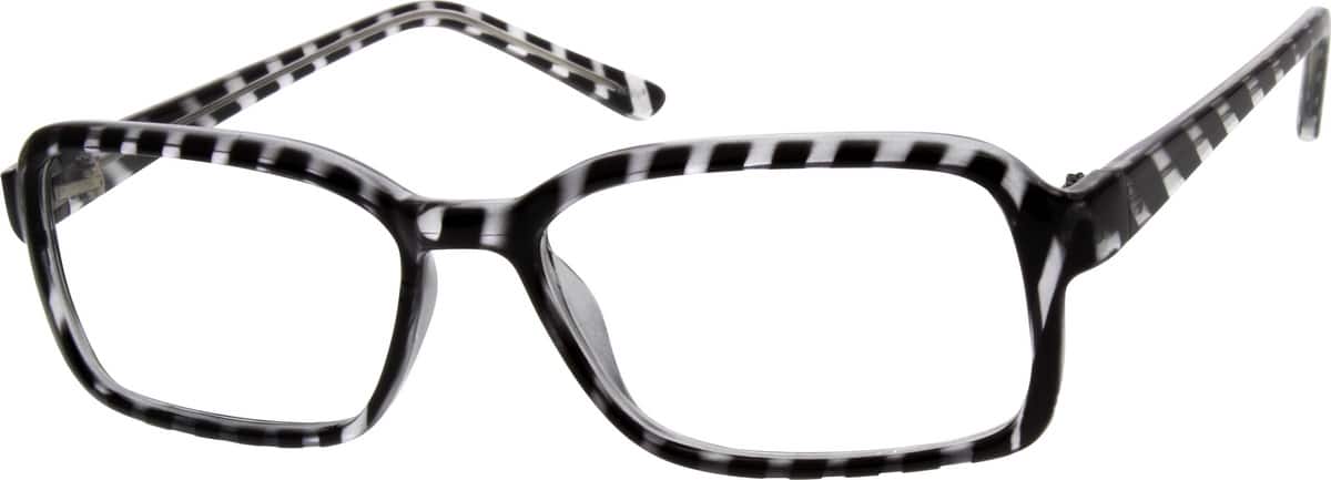 Black Plastic Full-Rim Frame 288231 Men Full Rim Acetate/Plastic Eyeglasses #288231