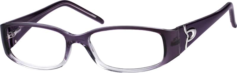 Purple Plastic Full Rim Frame With Spring Hinges 2897 Zenni Optical Eyeglasses 