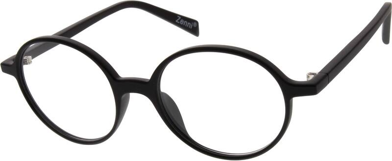 Black Children's Flexible Plastic Frame 291821 Kids Full Rim Acetate/Plastic Eyeglasses #291821