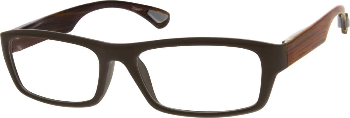 Brown Plastic Full-Rim Frame 293615 Men Full Rim Acetate/Plastic Eyeglasses #293615