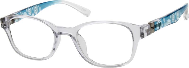 Translucent Children's Flexible Plastic Frame With Spring Hinges 294123 Kids Full Rim Acetate/Plastic Eyeglasses #294123