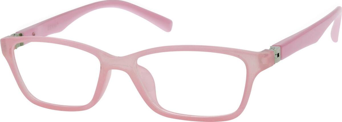 Pink Children's Plastic Frame With Spring Hinges 294819 Girl Full Rim Acetate/Plastic Eyeglasses #294819
