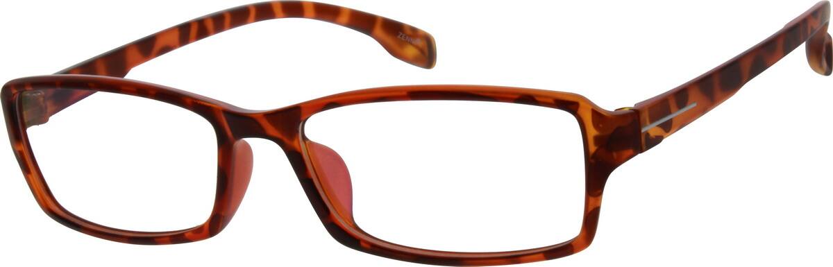 Tortoiseshell Flexible Plastic Full-Rim Frame 298925 Women Full Rim Acetate/Plastic Eyeglasses #298925