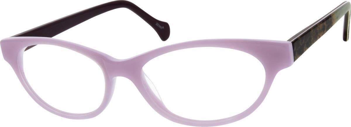 Purple Acetate Full-Rim Frame with Spring Hinges 301617 Women Full Rim Acetate/Plastic Eyeglasses #301617