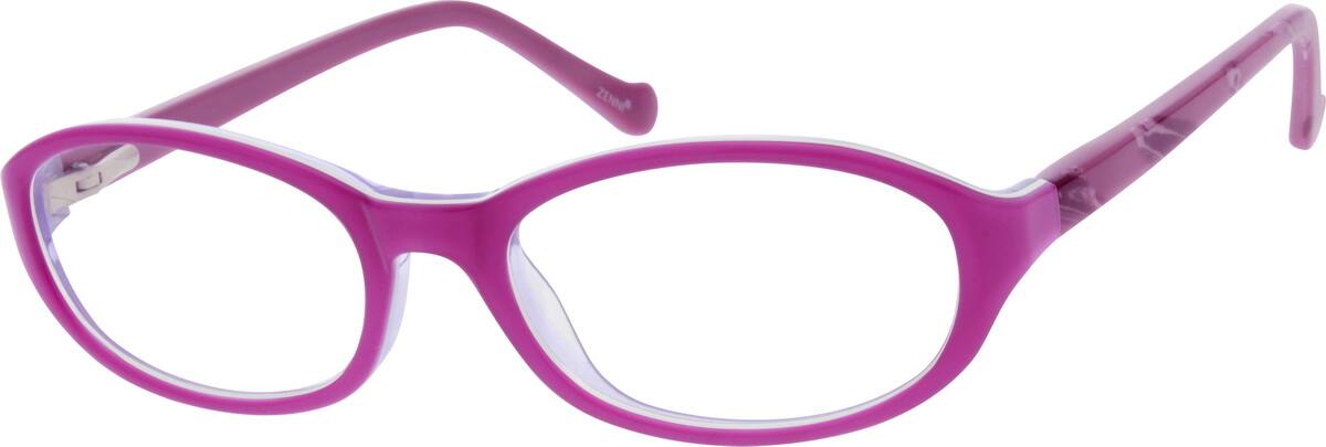 Purple Children's Acetate Frame With Spring Hinges 302117 Girl Full Rim Acetate/Plastic Eyeglasses #302117