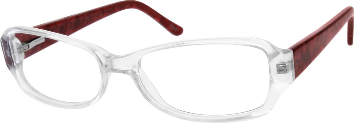Translucent Acetate Full-Rim Frame with Spring Hinges 304623 Women Full Rim Acetate/Plastic Eyeglasses #304623