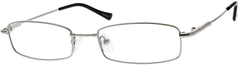 Silver Bendable (Memory) Titanium Full-Rim Frame 312711 Men Full Rim Memory Titanium Eyeglasses #312711