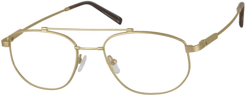 Gold Bendable (Memory) Titanium Full-Rim Frame 319114 Men Full Rim Memory Titanium Eyeglasses #319114