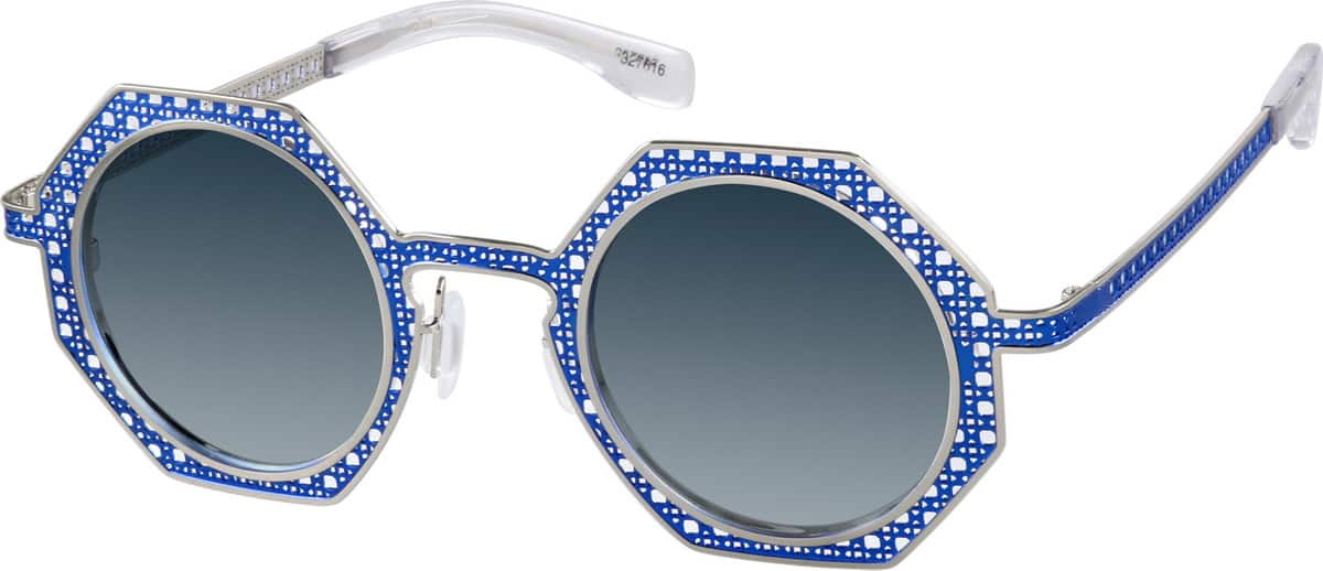 Blue Angular Sunglasses 3276 Zenni Optical Eyeglasses 4084