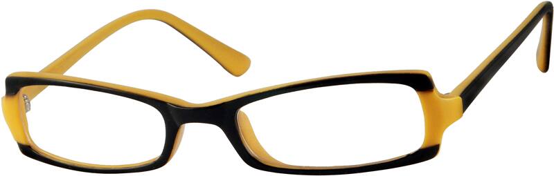 Yellow Plastic Fashion Full-Rim Frame 335271 Women Full Rim Acetate/Plastic Eyeglasses #335271