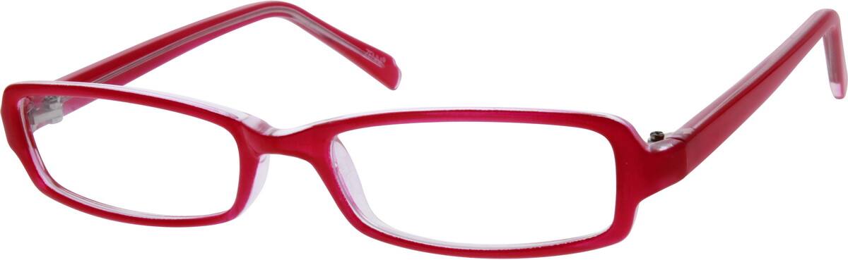 Red Stylish Plastic Full-Rim Frame (Same Appearance as Frame #8071) 337128 Women Full Rim Acetate/Plastic Eyeglasses #337128