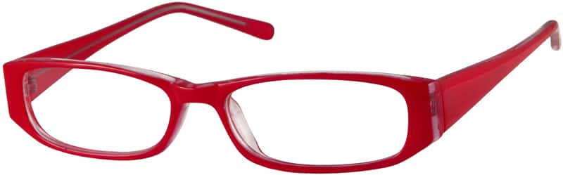 Red Plastic Full Rim Frame Same Appearance As Frame 8086 3386 Zenni Optical Eyeglasses