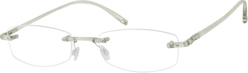 Translucent Rimless Bendable (Memory) Plastic #3410 ...