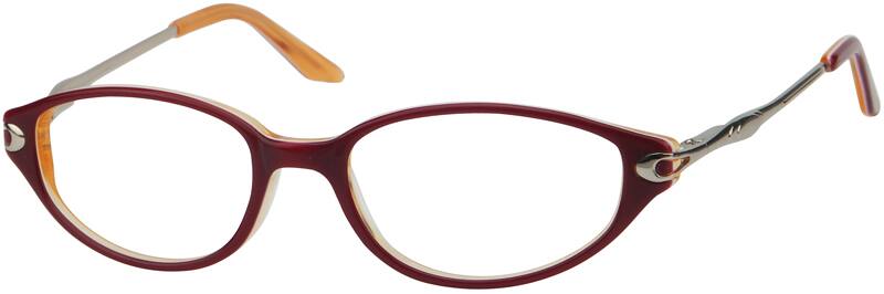 Red Childrens Acetate Frame #4392 Zenni Optical Eyeglasses