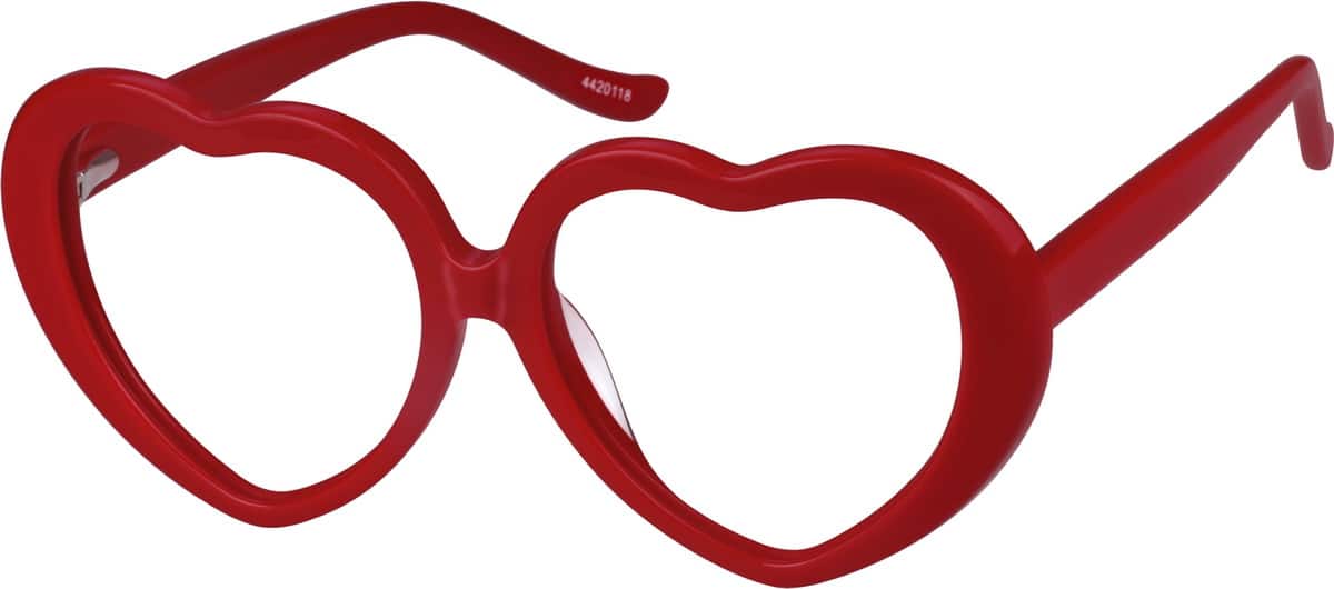 Black Kids Heart-Shaped Glasses #44201 Zenni Optical ...