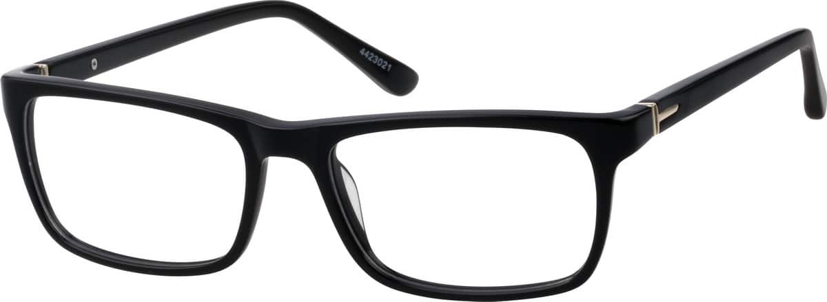 Zenni Black Rectangle Glasses