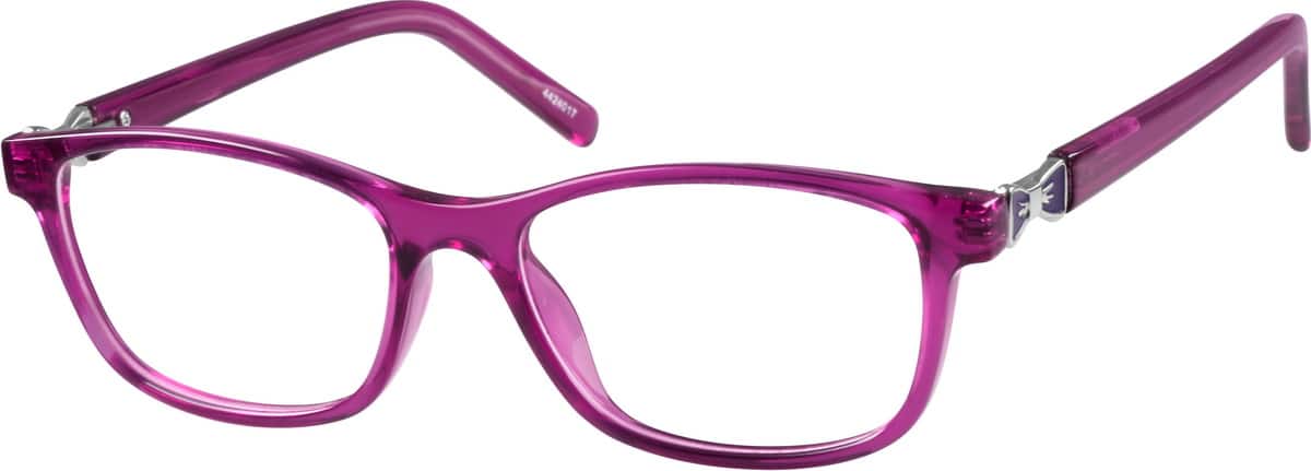 Purple Kids Rectangle Glasses #44240 Zenni Optical ...