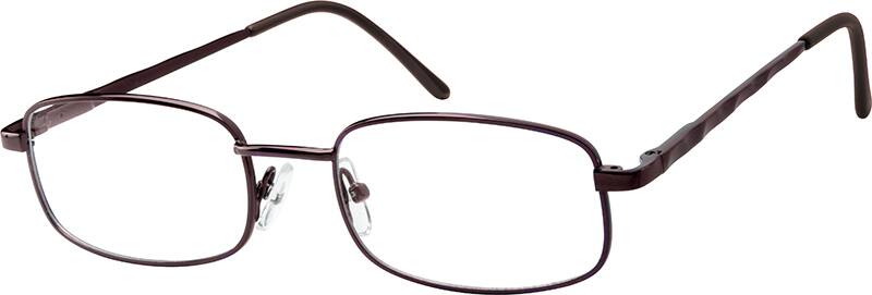 Brown Full Rim Metal Alloy Frame with Spring Hinge 455715 Men Full Rim Metal Eyeglasses #455715