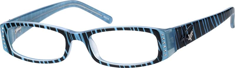 Blue Full Rim Acetate Frame With Spring Hinges 4803 Zenni Optical